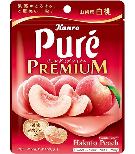 Amazon | カンロ ピュレグミなつももソーダ 52g×6袋 | カンロ | グミ 通販